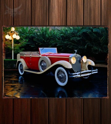 Металлическая табличка Isotta-Fraschini Tipo 8A Convertible Sedan by Castagna